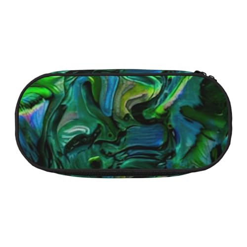 JGHHOUN Abalone Federmäppchen mit Perlmutt-Druck, geräumiges Stifteetui, Reißverschluss, hohe Kapazität, Make-up-Werkzeuge, Bürobedarf, Schwarz , Einheitsgröße, Taschen-Organizer JGHHOUN Abalone Federmäppchen mit Perlmutt-Druck, geräumiges Stifteetui, Reißverschluss, hohe Kapazität, Make-up-Werkzeuge, Bürobedarf, Schwarz , Einheitsgröße, Taschen-Organizer von JGHHOUN