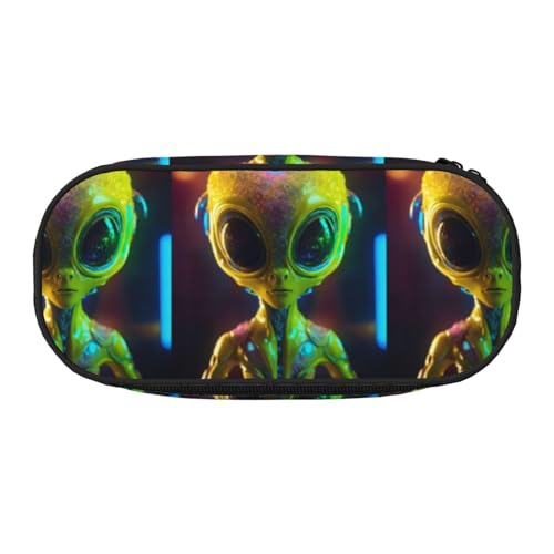 JGHHOUN Federmäppchen mit Alien-Planeten-Druck, geräumiges Stifteetui, Reißverschluss, hohe Kapazität, Make-up-Tools, Bürobedarf, Schwarz , Einheitsgröße, Taschen-Organizer JGHHOUN Federmäppchen mit Alien-Planeten-Druck, geräumiges Stifteetui, Reißverschluss, hohe Kapazität, Make-up-Tools, Bürobedarf, Schwarz , Einheitsgröße, Taschen-Organizer von JGHHOUN