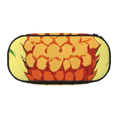 JGHHOUN Federmäppchen mit Ananas-Aufdruck, geräumiges Stifteetui, Reißverschluss, hohe Kapazität, Make-up-Tools, Bürobedarf, Schwarz , Einheitsgröße, Taschen-Organizer JGHHOUN Federmäppchen mit Ananas-Aufdruck, geräumiges Stifteetui, Reißverschluss, hohe Kapazität, Make-up-Tools, Bürobedarf, Schwarz , Einheitsgröße, Taschen-Organizer von JGHHOUN