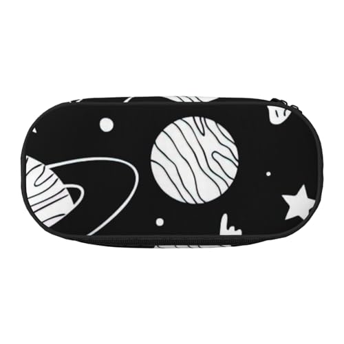 JGHHOUN Federmäppchen mit Astronauten-Druck, geräumiges Stifteetui, Reißverschluss, hohe Kapazität, Make-up-Tools, Bürobedarf, Schwarz , Einheitsgröße, Taschen-Organizer JGHHOUN Federmäppchen mit Astronauten-Druck, geräumiges Stifteetui, Reißverschluss, hohe Kapazität, Make-up-Tools, Bürobedarf, Schwarz , Einheitsgröße, Taschen-Organizer von JGHHOUN
