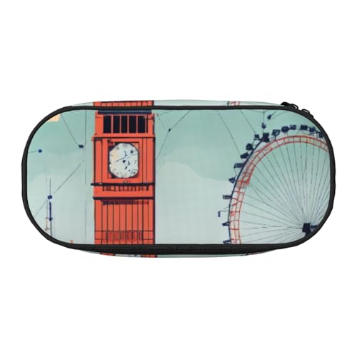 JGHHOUN Federmäppchen mit Aufdruck "I Love London", geräumiges Stifteetui mit Reißverschluss, hohe Kapazität, Make-up-Tools, Bürobedarf, Schwarz , Einheitsgröße, Taschen-Organizer JGHHOUN Federmäppchen mit Aufdruck "I Love London", geräumiges Stifteetui mit Reißverschluss, hohe Kapazität, Make-up-Tools, Bürobedarf, Schwarz , Einheitsgröße, Taschen-Organizer von JGHHOUN