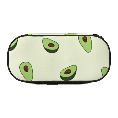 JGHHOUN Federmäppchen mit Avocado-Druck, geräumiges Stifteetui, Reißverschluss, hohe Kapazität, Make-up-Tools, Bürobedarf, Schwarz , Einheitsgröße, Taschen-Organizer JGHHOUN Federmäppchen mit Avocado-Druck, geräumiges Stifteetui, Reißverschluss, hohe Kapazität, Make-up-Tools, Bürobedarf, Schwarz , Einheitsgröße, Taschen-Organizer von JGHHOUN