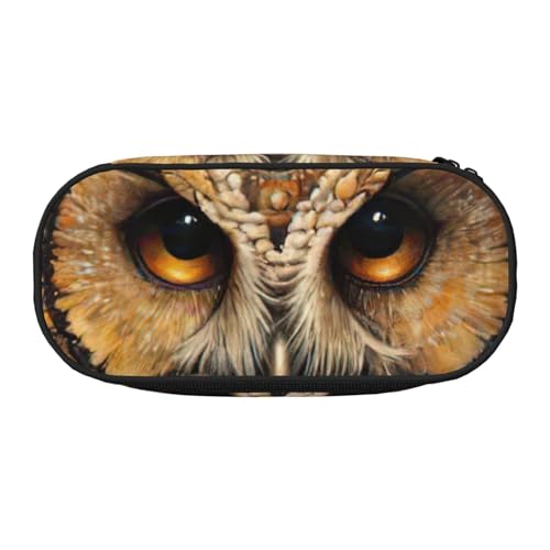 JGHHOUN Federmäppchen mit Eulen-Motiv, geräumiges Stifteetui, Reißverschluss, hohe Kapazität, Make-up-Tools, Bürobedarf, Schwarz , Einheitsgröße, Taschen-Organizer JGHHOUN Federmäppchen mit Eulen-Motiv, geräumiges Stifteetui, Reißverschluss, hohe Kapazität, Make-up-Tools, Bürobedarf, Schwarz , Einheitsgröße, Taschen-Organizer von JGHHOUN