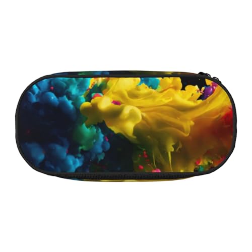 JGHHOUN Federmäppchen mit Farbspritzer-Hintergrund, geräumiges Stifteetui, Reißverschluss, hohe Kapazität, Make-up-Tools, Bürobedarf, Schwarz , Einheitsgröße, Taschen-Organizer JGHHOUN Federmäppchen mit Farbspritzer-Hintergrund, geräumiges Stifteetui, Reißverschluss, hohe Kapazität, Make-up-Tools, Bürobedarf, Schwarz , Einheitsgröße, Taschen-Organizer von JGHHOUN