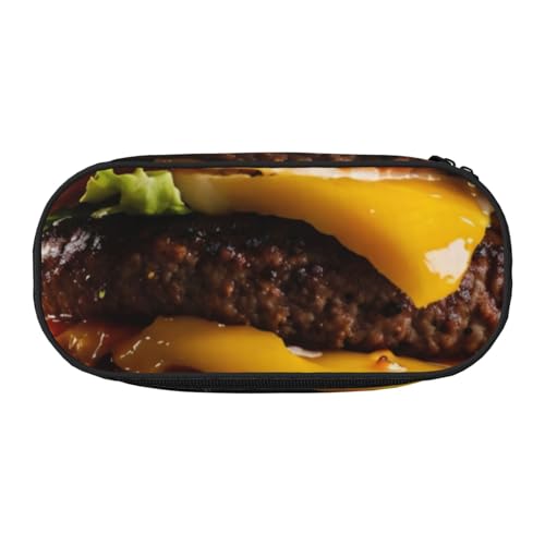 JGHHOUN Federmäppchen mit Fast-Food-Druck, geräumiges Stifteetui, Reißverschluss, hohe Kapazität, Make-up-Tools, Bürobedarf, Schwarz , Einheitsgröße, Taschen-Organizer JGHHOUN Federmäppchen mit Fast-Food-Druck, geräumiges Stifteetui, Reißverschluss, hohe Kapazität, Make-up-Tools, Bürobedarf, Schwarz , Einheitsgröße, Taschen-Organizer von JGHHOUN