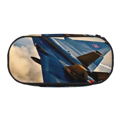 JGHHOUN Federmäppchen mit Flugzeug-Jets-Aufdruck, geräumiges Federmäppchen, Reißverschluss, hohe Kapazität, Make-up-Tools, Bürobedarf, Schwarz , Einheitsgröße, Taschen-Organizer JGHHOUN Federmäppchen mit Flugzeug-Jets-Aufdruck, geräumiges Federmäppchen, Reißverschluss, hohe Kapazität, Make-up-Tools, Bürobedarf, Schwarz , Einheitsgröße, Taschen-Organizer von JGHHOUN