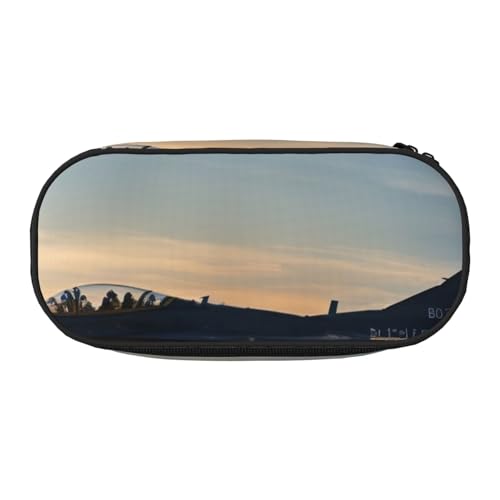 JGHHOUN Federmäppchen mit Flugzeug-Jets-Aufdruck, geräumiges Federmäppchen, Reißverschluss, hohe Kapazität, Make-up-Tools, Bürobedarf, Schwarz , Einheitsgröße, Taschen-Organizer JGHHOUN Federmäppchen mit Flugzeug-Jets-Aufdruck, geräumiges Federmäppchen, Reißverschluss, hohe Kapazität, Make-up-Tools, Bürobedarf, Schwarz , Einheitsgröße, Taschen-Organizer von JGHHOUN