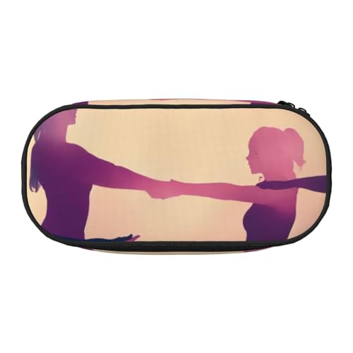 JGHHOUN Federmäppchen mit Gymnastik-Spieldruck, geräumiges Stifteetui, Reißverschluss, hohe Kapazität, Make-up-Tools, Bürobedarf, Schwarz , Einheitsgröße, Taschen-Organizer JGHHOUN Federmäppchen mit Gymnastik-Spieldruck, geräumiges Stifteetui, Reißverschluss, hohe Kapazität, Make-up-Tools, Bürobedarf, Schwarz , Einheitsgröße, Taschen-Organizer von JGHHOUN