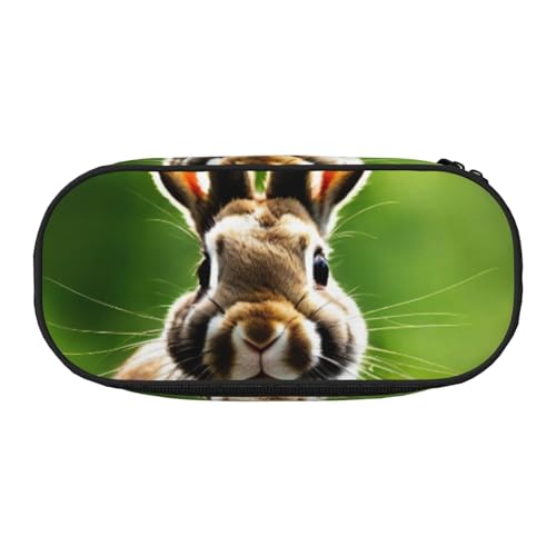 JGHHOUN Federmäppchen mit Hasen-Motiv, geräumiges Stifteetui, Reißverschluss, hohe Kapazität, Make-up-Tools, Bürobedarf, Schwarz , Einheitsgröße, Taschen-Organizer JGHHOUN Federmäppchen mit Hasen-Motiv, geräumiges Stifteetui, Reißverschluss, hohe Kapazität, Make-up-Tools, Bürobedarf, Schwarz , Einheitsgröße, Taschen-Organizer von JGHHOUN