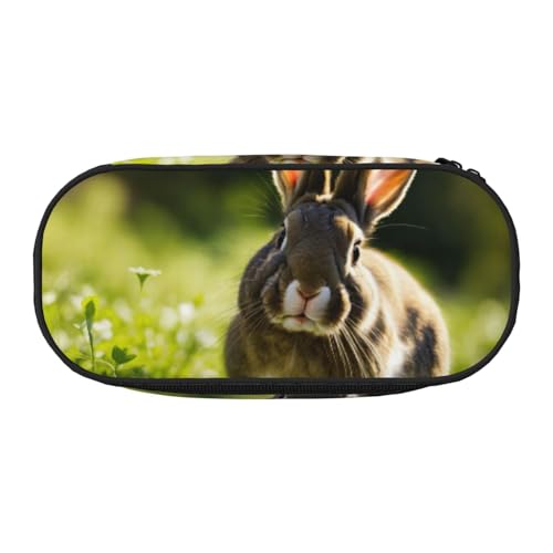 JGHHOUN Federmäppchen mit Hasen-Motiv, geräumiges Stifteetui, Reißverschluss, hohe Kapazität, Make-up-Tools, Bürobedarf, Schwarz , Einheitsgröße, Taschen-Organizer JGHHOUN Federmäppchen mit Hasen-Motiv, geräumiges Stifteetui, Reißverschluss, hohe Kapazität, Make-up-Tools, Bürobedarf, Schwarz , Einheitsgröße, Taschen-Organizer von JGHHOUN