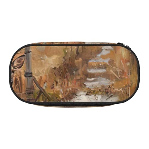 JGHHOUN Federmäppchen mit Hirschmotiv, geräumiges Federmäppchen, Reißverschluss, hohe Kapazität, Make-up-Tools, Bürobedarf, Schwarz , Einheitsgröße, Taschen-Organizer JGHHOUN Federmäppchen mit Hirschmotiv, geräumiges Federmäppchen, Reißverschluss, hohe Kapazität, Make-up-Tools, Bürobedarf, Schwarz , Einheitsgröße, Taschen-Organizer von JGHHOUN