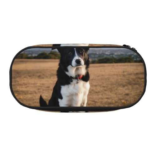 JGHHOUN Federmäppchen mit Hundemotiv, geräumiges Federmäppchen, Reißverschluss, hohe Kapazität, Make-up-Tools, Bürobedarf, Schwarz , Einheitsgröße, Taschen-Organizer JGHHOUN Federmäppchen mit Hundemotiv, geräumiges Federmäppchen, Reißverschluss, hohe Kapazität, Make-up-Tools, Bürobedarf, Schwarz , Einheitsgröße, Taschen-Organizer von JGHHOUN