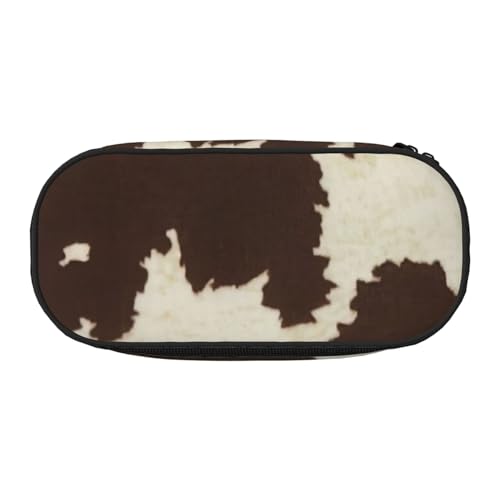 JGHHOUN Federmäppchen mit Kuhfell-Aufdruck, geräumiges Stifteetui mit Reißverschluss, hohe Kapazität, Make-up-Tools, Bürobedarf, Schwarz , Einheitsgröße, Taschen-Organizer JGHHOUN Federmäppchen mit Kuhfell-Aufdruck, geräumiges Stifteetui mit Reißverschluss, hohe Kapazität, Make-up-Tools, Bürobedarf, Schwarz , Einheitsgröße, Taschen-Organizer von JGHHOUN