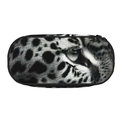 JGHHOUN Federmäppchen mit Leopardenmuster, geräumiges Federmäppchen, Reißverschluss, hohe Kapazität, Make-up-Werkzeuge, Bürobedarf, Schwarz , Einheitsgröße, Taschen-Organizer JGHHOUN Federmäppchen mit Leopardenmuster, geräumiges Federmäppchen, Reißverschluss, hohe Kapazität, Make-up-Werkzeuge, Bürobedarf, Schwarz , Einheitsgröße, Taschen-Organizer von JGHHOUN