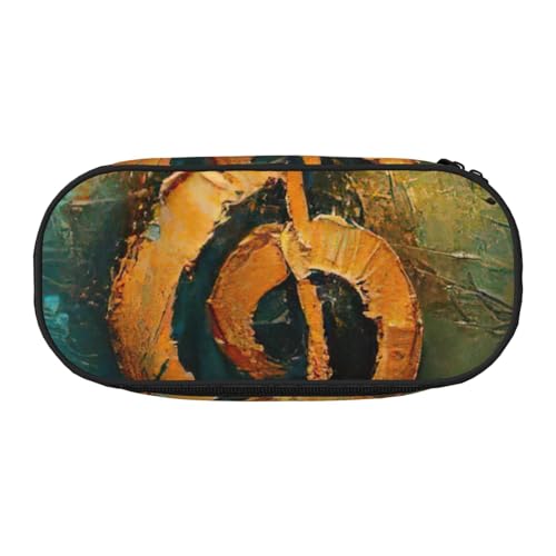 JGHHOUN Federmäppchen mit Musik-Symbol-Druck, geräumiges Stifteetui, Reißverschluss, hohe Kapazität, Make-up-Werkzeuge, Bürobedarf, Schwarz , Einheitsgröße, Taschen-Organizer JGHHOUN Federmäppchen mit Musik-Symbol-Druck, geräumiges Stifteetui, Reißverschluss, hohe Kapazität, Make-up-Werkzeuge, Bürobedarf, Schwarz , Einheitsgröße, Taschen-Organizer von JGHHOUN