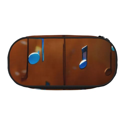 JGHHOUN Federmäppchen mit Musiknoten-Aufdruck, geräumiges Stifteetui, Reißverschluss, hohe Kapazität, Make-up-Tools, Bürobedarf, Schwarz , Einheitsgröße, Taschen-Organizer JGHHOUN Federmäppchen mit Musiknoten-Aufdruck, geräumiges Stifteetui, Reißverschluss, hohe Kapazität, Make-up-Tools, Bürobedarf, Schwarz , Einheitsgröße, Taschen-Organizer von JGHHOUN