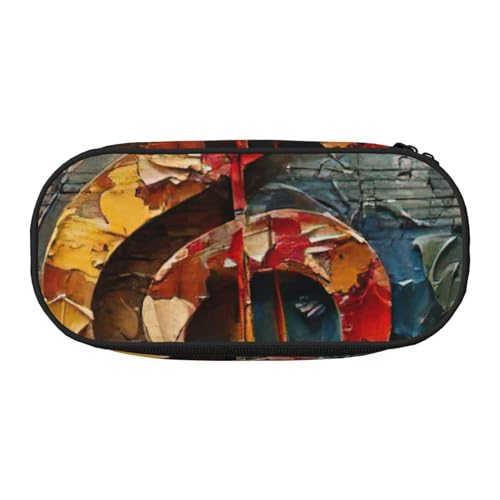 JGHHOUN Federmäppchen mit Musiknoten-Aufdruck, geräumiges Stifteetui, Reißverschluss, hohe Kapazität, Make-up-Tools, Bürobedarf, Schwarz , Einheitsgröße, Taschen-Organizer JGHHOUN Federmäppchen mit Musiknoten-Aufdruck, geräumiges Stifteetui, Reißverschluss, hohe Kapazität, Make-up-Tools, Bürobedarf, Schwarz , Einheitsgröße, Taschen-Organizer von JGHHOUN