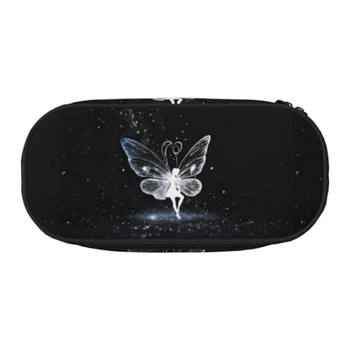 JGHHOUN Federmäppchen mit Schmetterlings-Aufdruck, geräumiges Stifteetui, Reißverschluss, hohe Kapazität, Make-up-Tools, Bürobedarf, Schwarz , Einheitsgröße, Taschen-Organizer JGHHOUN Federmäppchen mit Schmetterlings-Aufdruck, geräumiges Stifteetui, Reißverschluss, hohe Kapazität, Make-up-Tools, Bürobedarf, Schwarz , Einheitsgröße, Taschen-Organizer von JGHHOUN