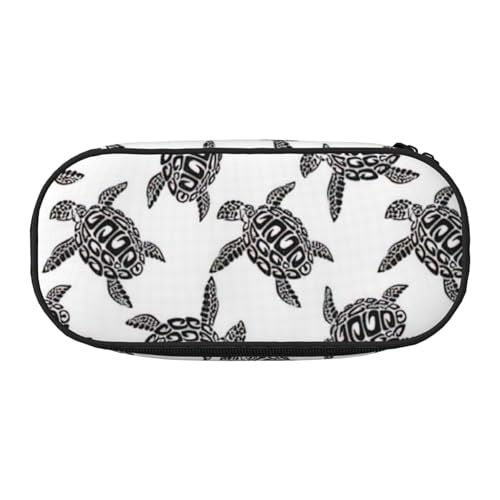 JGHHOUN Federmäppchen mit Tiermotiven, Meeresschildkröten, geräumiges Federmäppchen, Reißverschluss, hohe Kapazität, Make-up-Werkzeuge, Bürobedarf, Schwarz , Einheitsgröße, Taschen-Organizer JGHHOUN Federmäppchen mit Tiermotiven, Meeresschildkröten, geräumiges Federmäppchen, Reißverschluss, hohe Kapazität, Make-up-Werkzeuge, Bürobedarf, Schwarz , Einheitsgröße, Taschen-Organizer von JGHHOUN