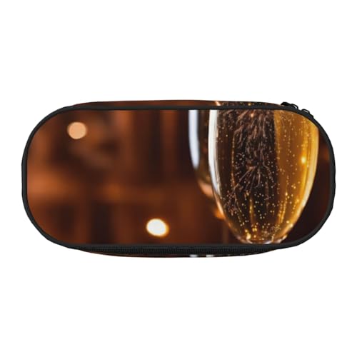 JGHHOUN Federmäppchen mit Weinbecher-Aufdruck, geräumiges Stifteetui, Reißverschluss, hohe Kapazität, Make-up-Tools, Bürobedarf, Schwarz , Einheitsgröße, Taschen-Organizer JGHHOUN Federmäppchen mit Weinbecher-Aufdruck, geräumiges Stifteetui, Reißverschluss, hohe Kapazität, Make-up-Tools, Bürobedarf, Schwarz , Einheitsgröße, Taschen-Organizer von JGHHOUN