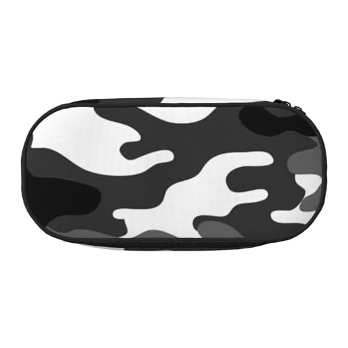 JGHHOUN Federmäppchen mit abstraktem Camouflage-Druck, geräumiges Stifteetui, Reißverschluss, hohe Kapazität, Make-up-Werkzeuge, Bürobedarf, Schwarz , Einheitsgröße, Taschen-Organizer JGHHOUN Federmäppchen mit abstraktem Camouflage-Druck, geräumiges Stifteetui, Reißverschluss, hohe Kapazität, Make-up-Werkzeuge, Bürobedarf, Schwarz , Einheitsgröße, Taschen-Organizer von JGHHOUN