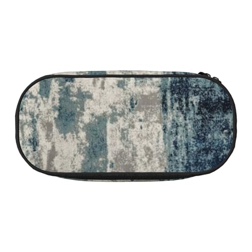 JGHHOUN Federmäppchen mit abstraktem blauem Druck, geräumiges Stifteetui, Reißverschluss, hohe Kapazität, Make-up-Werkzeuge, Bürobedarf, Schwarz , Einheitsgröße, Taschen-Organizer JGHHOUN Federmäppchen mit abstraktem blauem Druck, geräumiges Stifteetui, Reißverschluss, hohe Kapazität, Make-up-Werkzeuge, Bürobedarf, Schwarz , Einheitsgröße, Taschen-Organizer von JGHHOUN