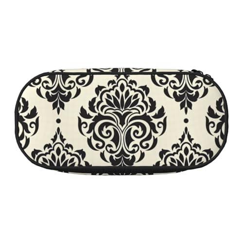 JGHHOUN Federmäppchen mit asiatischem Elefanten-Aufdruck, geräumiges Stifteetui, Reißverschluss, hohe Kapazität, Make-up-Tools, Bürobedarf, Schwarz , Einheitsgröße, Taschen-Organizer JGHHOUN Federmäppchen mit asiatischem Elefanten-Aufdruck, geräumiges Stifteetui, Reißverschluss, hohe Kapazität, Make-up-Tools, Bürobedarf, Schwarz , Einheitsgröße, Taschen-Organizer von JGHHOUN