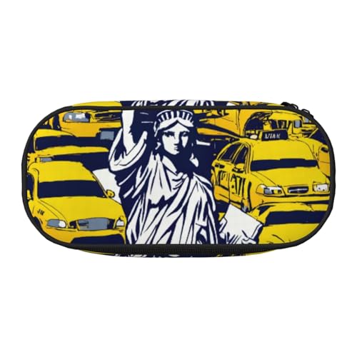 JGHHOUN New York City Federmäppchen, geräumiges Stifteetui, Reißverschluss, hohe Kapazität, Make-up-Tools, Bürobedarf, Schwarz , Einheitsgröße, Taschen-Organizer JGHHOUN New York City Federmäppchen, geräumiges Stifteetui, Reißverschluss, hohe Kapazität, Make-up-Tools, Bürobedarf, Schwarz , Einheitsgröße, Taschen-Organizer von JGHHOUN