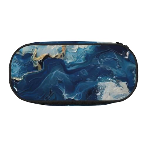 JGHHOUN Within The Tides Federmäppchen, geräumiges Stifteetui, Reißverschluss, hohe Kapazität, Make-up-Werkzeuge, Bürobedarf von JGHHOUN