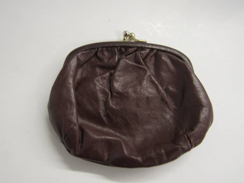 Burgunder Leder Geldbörse von JGallegosArt