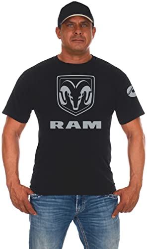 JH DESIGN GROUP Dodge RAM Cummins T-Shirt für Herren, Rundhalsausschnitt, Schwarz, Schwarz von JH DESIGN GROUP