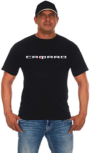 JH DESIGN GROUP Herren T-Shirt Chevy Camaro Schwarz - Schwarz - X-Groß von JH DESIGN GROUP