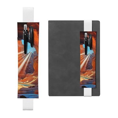 JHLMN Stifthalter für Notizbuch, verstellbares Gummiband, Stifthalter, Antilope, Canyon, Lesezeichen, PU-Leder, Stifteetui, Lesezeichen, Seitenmarkierung für Planer, Tagebücher, Bücher, weiß JHLMN Stifthalter für Notizbuch, verstellbares Gummiband, Stifthalter, Antilope, Canyon, Lesezeichen, PU-Leder, Stifteetui, Lesezeichen, Seitenmarkierung für Planer, Tagebücher, Bücher, weiß von JHLMN
