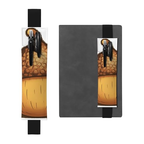 JHLMN Stifthalter für Notizbuch, verstellbares Gummiband, Stifthalter, Cartoon-, Lesezeichen, PU-Leder, Stifteetui, Lesezeichen, Seitenmarkierung für Planer, Tagebücher, Bücher, Schwarz JHLMN Stifthalter für Notizbuch, verstellbares Gummiband, Stifthalter, Cartoon-, Lesezeichen, PU-Leder, Stifteetui, Lesezeichen, Seitenmarkierung für Planer, Tagebücher, Bücher, Schwarz von JHLMN