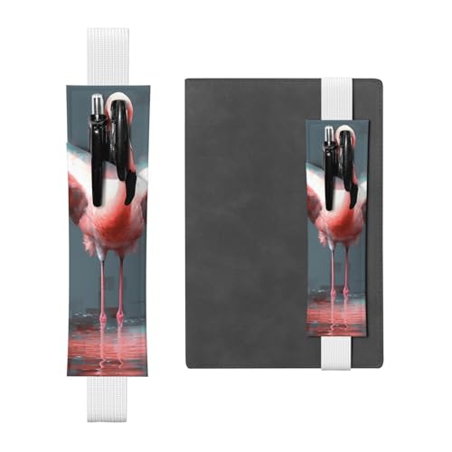 JHLMN Stifthalter für Notizbuch, verstellbares Gummiband, Stifthalter, Flamingo-Lesezeichen, PU-Leder, Stifteetui, Lesezeichen, Seitenmarkierung für Planer, Tagebücher, Bücher, weiß, Einheitsgröße JHLMN Stifthalter für Notizbuch, verstellbares Gummiband, Stifthalter, Flamingo-Lesezeichen, PU-Leder, Stifteetui, Lesezeichen, Seitenmarkierung für Planer, Tagebücher, Bücher, weiß, Einheitsgröße von JHLMN