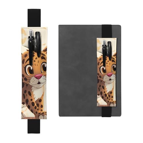 Stifthalter für Notizbuch, verstellbares Gummiband, niedliches Jaguar-Lesezeichen, PU-Leder, Stifteetui, Lesezeichen, Seitenmarkierung für Planer, Tagebücher, Bücher, Schwarz , Einheitsgröße Stifthalter für Notizbuch, verstellbares Gummiband, niedliches Jaguar-Lesezeichen, PU-Leder, Stifteetui, Lesezeichen, Seitenmarkierung für Planer, Tagebücher, Bücher, Schwarz , Einheitsgröße von JHLMN