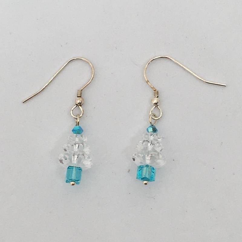 Swarovski Crystal Weihnachtsbaum Ohrringe Sterling Silber Urlaub Schmuck Swarovski Crystal Weihnachtsbaum Ohrringe Sterling Silber Urlaub Schmuck von JHPulseJewellery