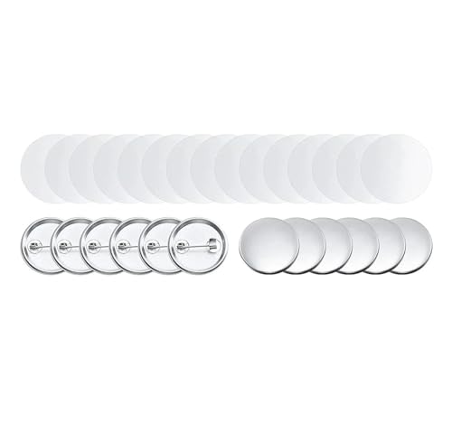 100/200 Sets Metall-Anstecker-Button-Maker-Teile 25–75 mm, for die Herstellung von Anstecker-Sets auf Eisenbasis Mehrzweck(200-Pcs,58mm) von JHXHFJXZ