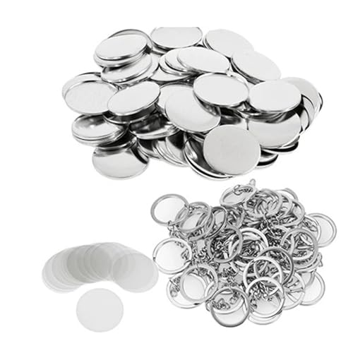 100 STÜCKE 44 MM 58 MM Kunststoff Metall Badge Pin Button Maker Teile for Kunsthandwerk Herstellung Von Abzeichen Auf Eisenbasis Mehrzweck(58MM Metal -100PCS) von JHXHFJXZ