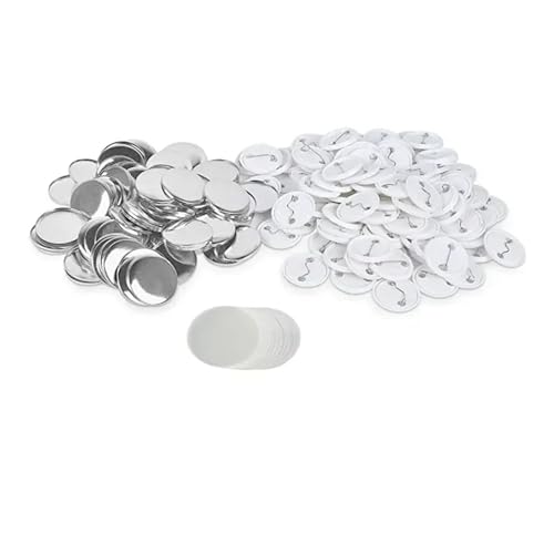 100 Stück Metall-Anstecker-Knopf-Herstellerteile 25–75 mm, DIY-Rohlinge for Anstecker-Knopfteile for Kunsthandwerk Mehrzweck(56mm) von JHXHFJXZ