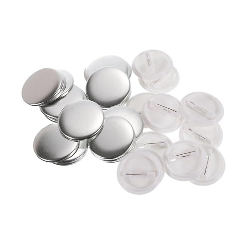 100 Stück Metall-Knopfnadeln, leere Knopf-Abzeichenteile, 25/32/37 mm, runde Nadel for Kunsthandwerk, DIY-Abzeichen, Herstellung von Zubehör Mehrzweck(37mm) von JHXHFJXZ