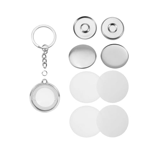 100 Teile/satz doppelseitige Schlüsselanhänger Teile for Abzeichen Maschine Runde Pin Herstellung Lieferungen Metall Front Mehrzweck(78mm) von JHXHFJXZ