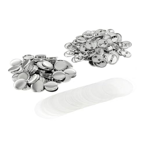 100PCS Metall Zurück Abzeichen Button Pins Blank Material Pin Tasten Abzeichen Liefert Teile Mehrzweck(25mm) von JHXHFJXZ