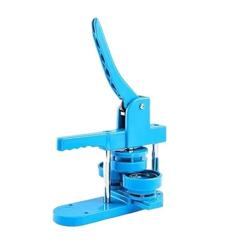 25/32/58 MM Abzeichen Button Maker, DIY Pin Brosche Button Abzeichen Herstellung Maschine for Kunst Handwerk Punch Presse Mehrzweck(Blue,58MM) von JHXHFJXZ