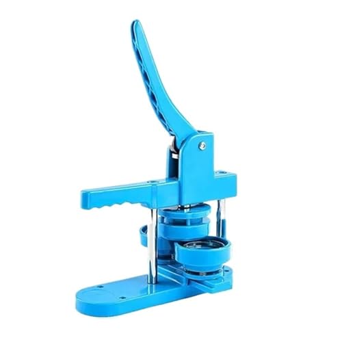 25/32/58 MM Button Maker Maschine, DIY Broschen Pins Herstellung for Handwerk Teile Button Pressmaschine Mehrzweck(Blue,25MM) von JHXHFJXZ