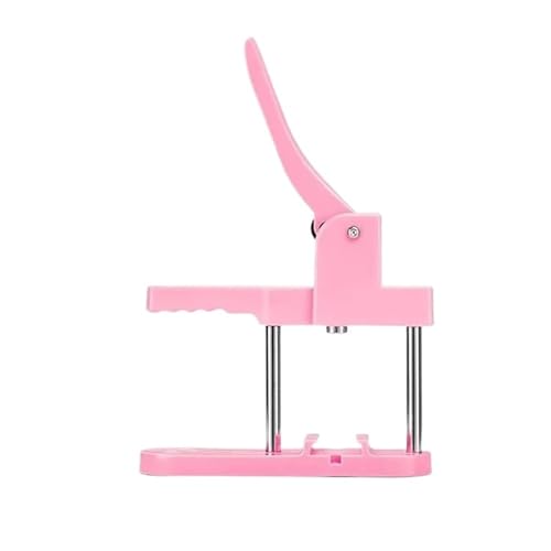 25/32/58 MM Button Maker Maschine, DIY Broschen Pins Herstellung for Handwerk Teile Button Pressmaschine Mehrzweck(Pink,25MM) von JHXHFJXZ