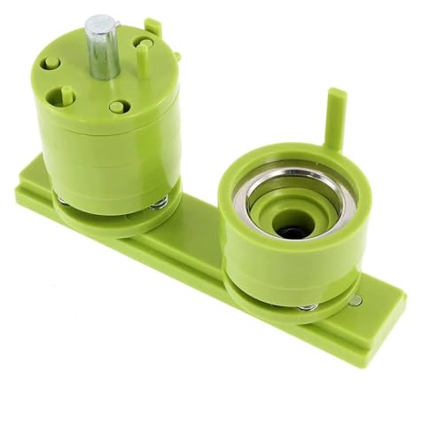 25–58 mm Button-Maker-Maschinenform, austauschbare Buttonpresse, Stanzpresse for Anstecknadeln, runde und herzförmige Form Mehrzweck(Green,37mm) von JHXHFJXZ