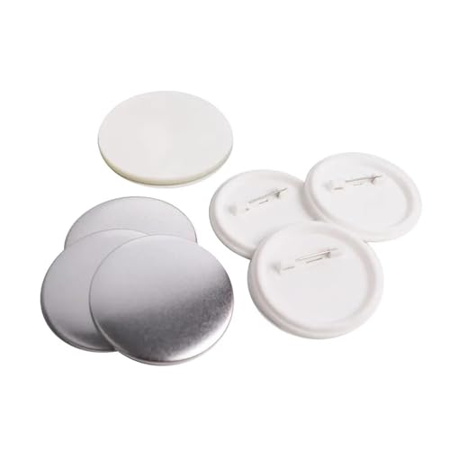37 mm Metallrückseite DIY Abzeichen Button Pins Blanko Material Pins Buttons Badges Zubehör Teile 100 STÜCKE Mehrzweck von JHXHFJXZ