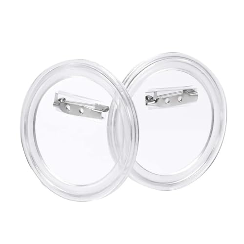5/10/20 stücke Blank Badge Pin Button Maker Teile Acryl DIY Material for Button Presse Maker Maschine Mehrzweck(10pcs,44MM) von JHXHFJXZ