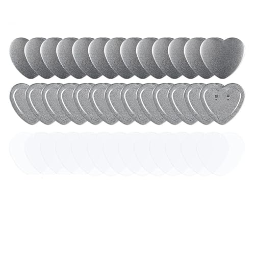 50–200 Stück herzförmige Button-Maker-Teile, 57 mm Metall-Button-Maker-Teile, DIY-Anstecker-Set, Maschinenteilzubehör Mehrzweck(50 PCS) von JHXHFJXZ